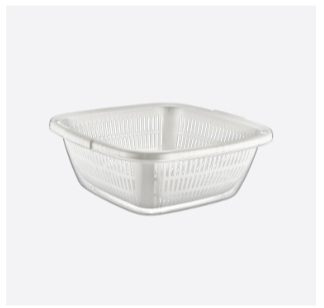 9,5 lt Square Strainer Set