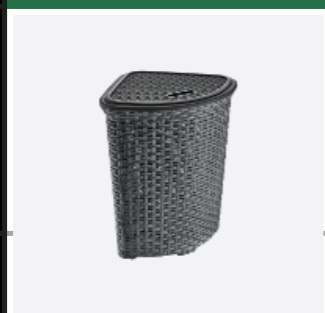 52 lt Rattan Corner Basket