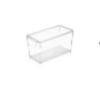 100*325*100 Ultra Clear Refrigator Organizer With Lid