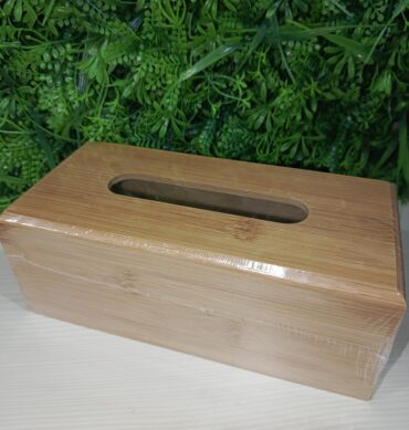 علبة محارم خشب