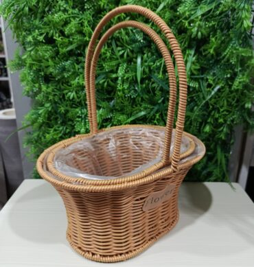 989-8 - طقم سلة قش قطعتين