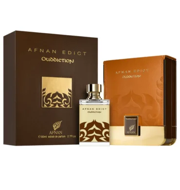 Afnan Edict Ouddiction Eau De Parfum Unisex Fragrance Spray (80ml)