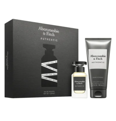 Abercrombie & Fitch Authentic Man Men's Aftershave Gift Set (50ml EDT + 200ml Body Wash)