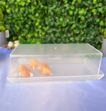 علبة حلو شفاف